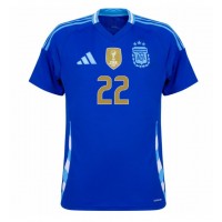 Camiseta Argentina Lautaro Martinez #22 Segunda Equipación Replica Copa America 2024 mangas cortas